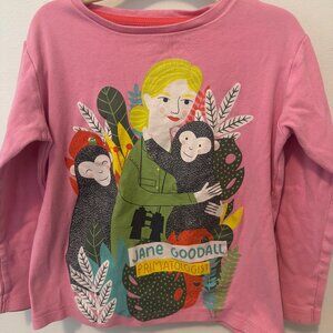 Piccolina Jane Goodall Long Sleeve Shirt Size 5T